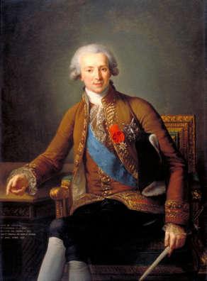 Elisabeth LouiseVigee Lebrun Portrait of the Comte de Vaudreuil oil painting image